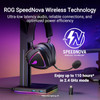 ASUS ROG Delta II Wireless Gaming Headset (BT, ROG SpeedNova 2.4GHz, 3.5mm, 110HR Battery, DualFlow Audio, for PC, Switch, PS5, Xbox)- Black