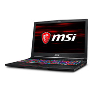 MSI GE63 Raider RGB-051 15.6" Gaming Laptop - Intel Core i7-8750H, RTX2080, 16GB DDR4, 512GB NVMe SSD + 1TB HDD, 144Hz 3ms, Win10, VR Ready (USED) 